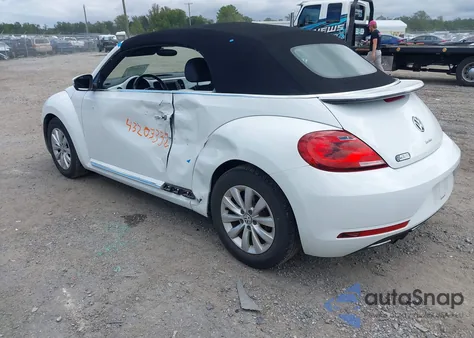 2018 Volkswagen Beetle 2.0T Coast/2.0T S/2.0T Se из США, поврежденный, VIN 3VW5DAAT6JM514875